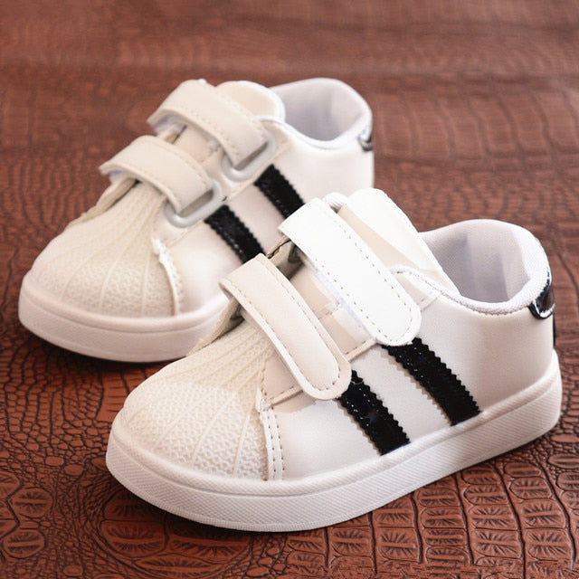 Soft Chaussure Enfant Casual Sport Girls Shoes | Striped Kids Sneakers Shoes