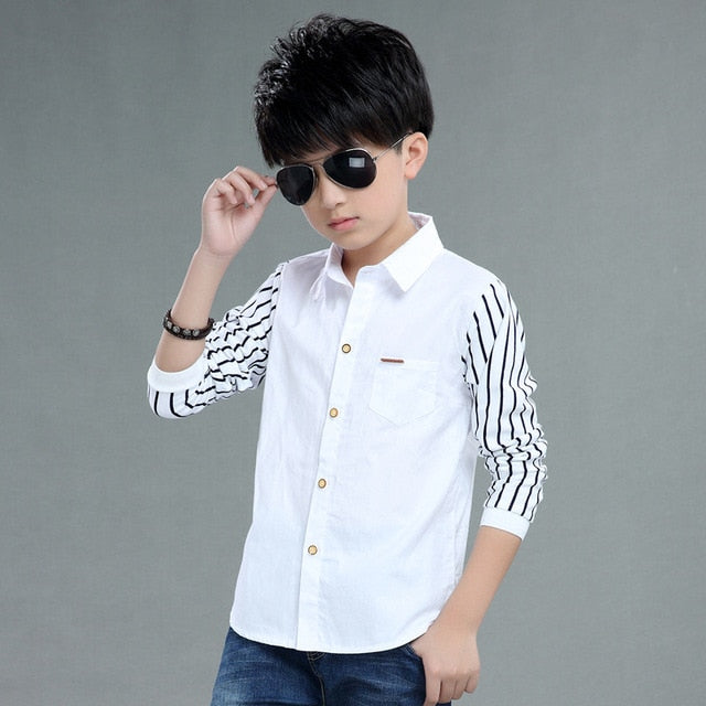 Spring Autumn Branded Shirt For Boys | Kids Cotton Casual Shirt for Boys