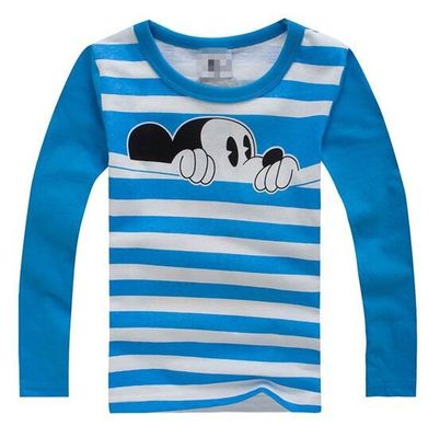 Spring Long Sleeve Mouse Cartoon Cotton T-Shirt | Casual Spring Autumn T-Shirt for Boys & Girls