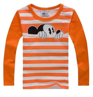 Spring Long Sleeve Mouse Cartoon Cotton T-Shirt | Casual Spring Autumn T-Shirt for Boys & Girls