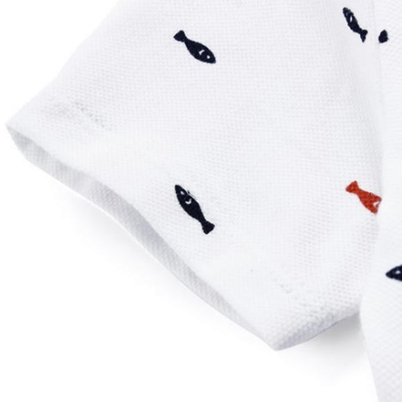 Summer Short Sleeve Boys T-Shirt | Top Printed Polo Shirt for Boys