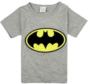 New Cartoon Hero Batman Costume T-Shirts for Boys