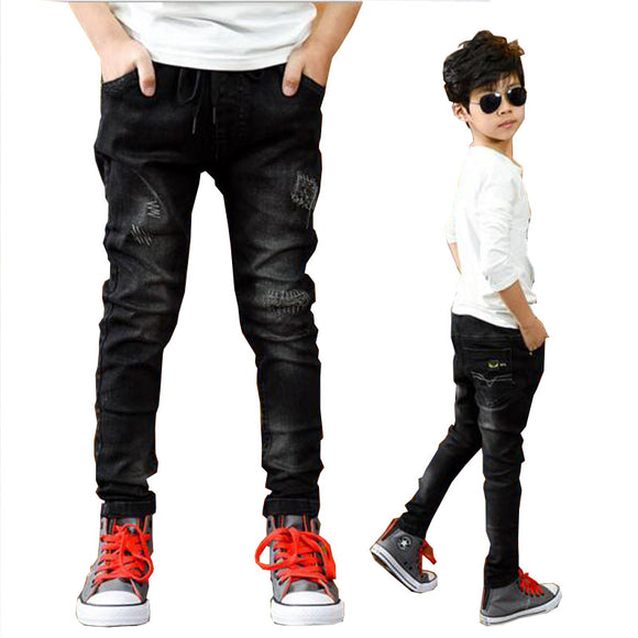 Boys Pant Spring & Autumn Black Jeans | Casual Teenage Jeans Trousers for Boys (5-13 Years)