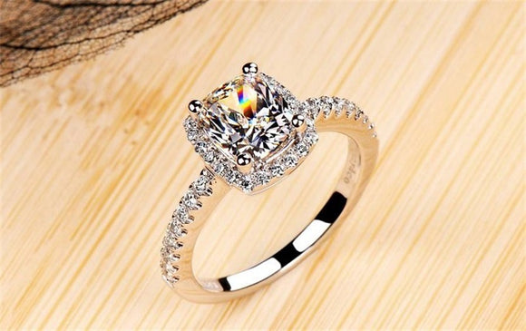 Sterling Silver Ring For Women Bridal | Wedding Trendy Jewelry Ring for Engagement