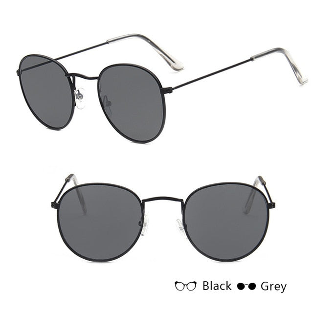 Luxury Mirror Sunglasses for Women | Lady Round Sunglasses
