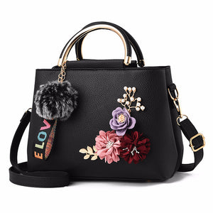 Stereoscopic Flowers Shell Women's Bag | Ladies Handbags