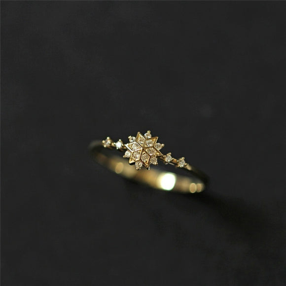 Cute Women's Snowflake Chic Dainty Party Delicate Wedding Jewelry