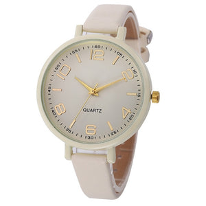 Fashionable High Quality Women's Watch | Women Casual Checkers Faux Leather Quartz Watch