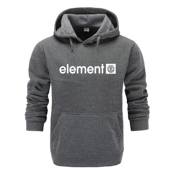 Winter High Quality 'Element' Letter Printing Long Sleeve Hoodie for Men & Women