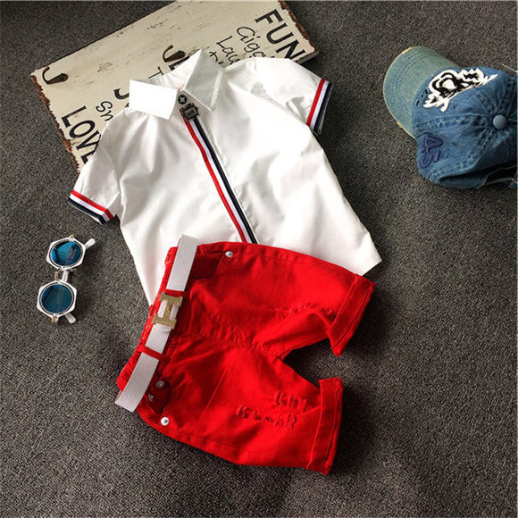 Summer Style Children Clothing Set for Baby Boys