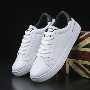 Spring White Casual Sneakers Shoes for Male