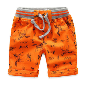 Cartoon Printed Horse Summer Boys & Girls Shorts (2-7 Years)