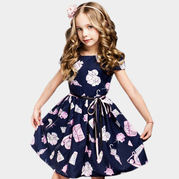 Robe Fille Girls Summer Causal Dress