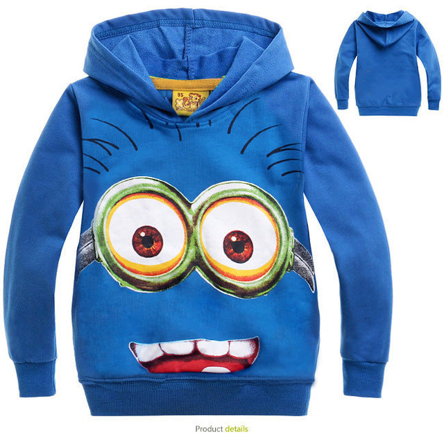 All Season Minion Cartoon Anime Hoodie for Boys & Girls