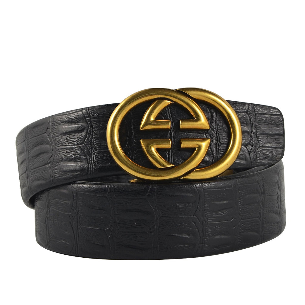 Luxury Design Men's High Quality Belt | Genuine Leather Retro Buckle Strap for Men