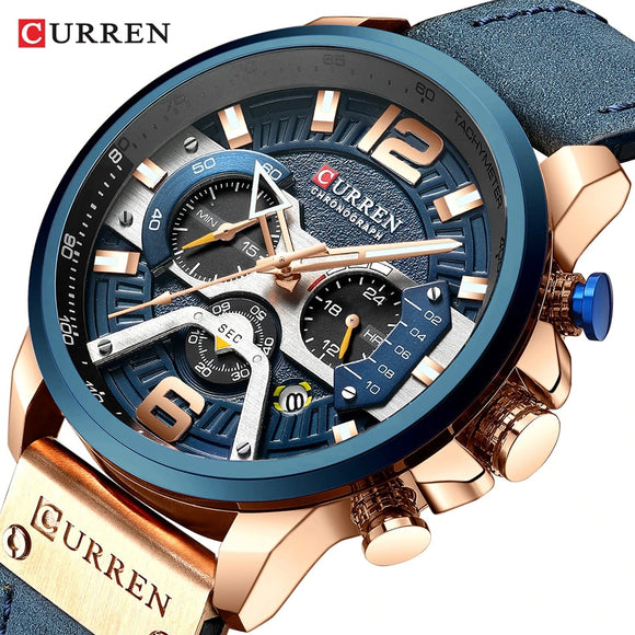 Curren Sports Quartz Military Waterproof Wrist Watches for Men