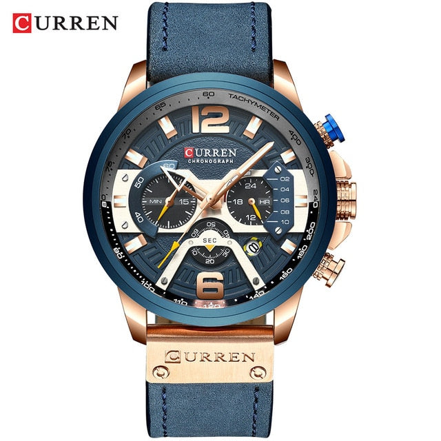 Curren Sports Quartz Military Waterproof Wrist Watches for Men