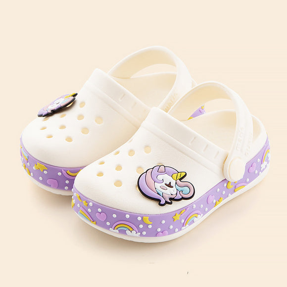 Baby Girl Cartoon Beach & Garden Slippers Shoes