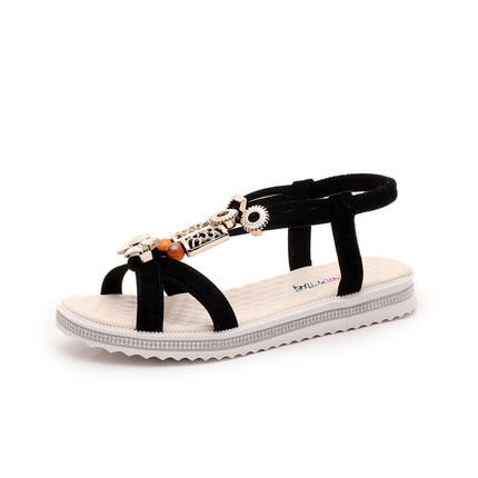 Girl Shoes Beaded Flat Sandals | Shoes Girl Summer Footwear
