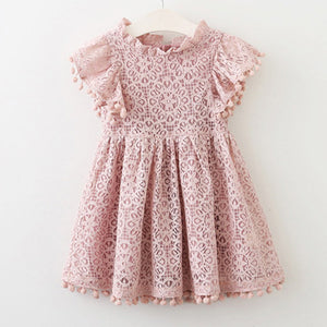 New Girl Dresses Tassel Hollow Out Design | Princess Dress