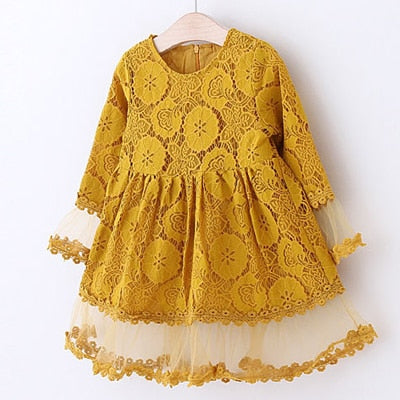 New Girl Dresses Tassel Hollow Out Design | Princess Dress